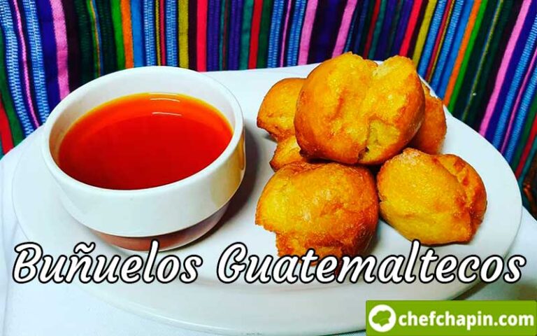 Receta de Bueñuelos Guatemaltecos