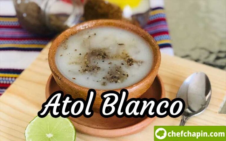 Receta de Atol Blanco Guatemalteco