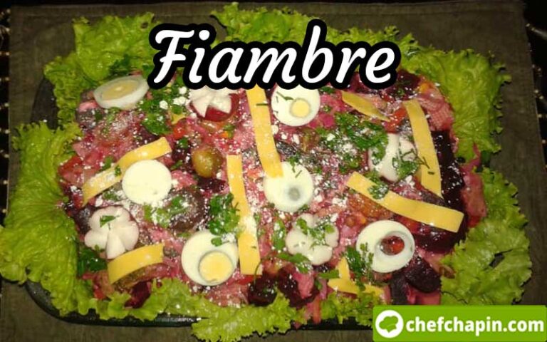 Receta de fiambre guatemalteco