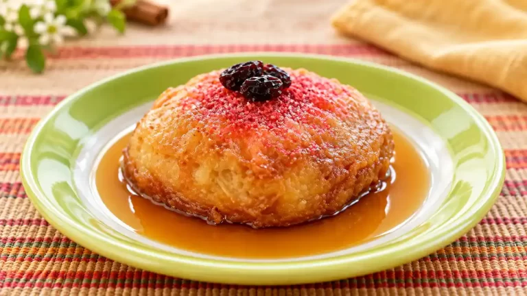 Mollete guatemalteco relleno bañado en miel